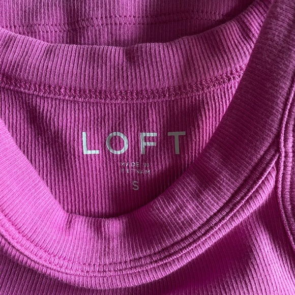 LOFT Ribbed Tank Top - Picture 3 of 4